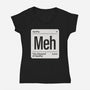 The Element Of Apathy-Womens-V-Neck-Tee-Popnotic