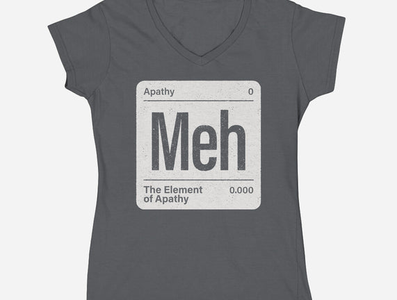 The Element Of Apathy