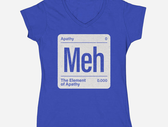 The Element Of Apathy