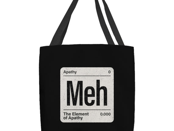 The Element Of Apathy