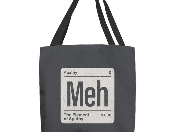 The Element Of Apathy