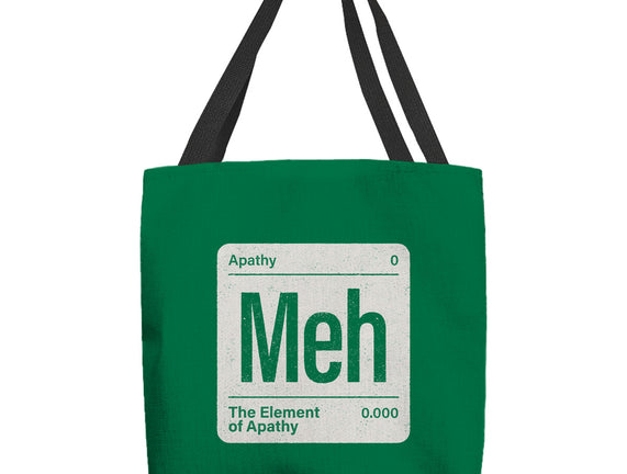 The Element Of Apathy