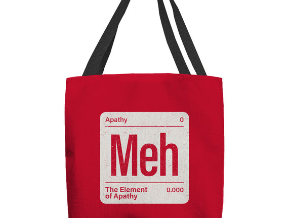 The Element Of Apathy