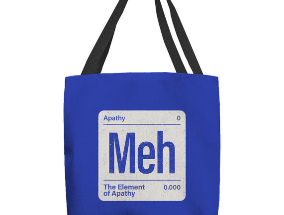 The Element Of Apathy