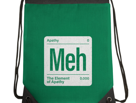 The Element Of Apathy