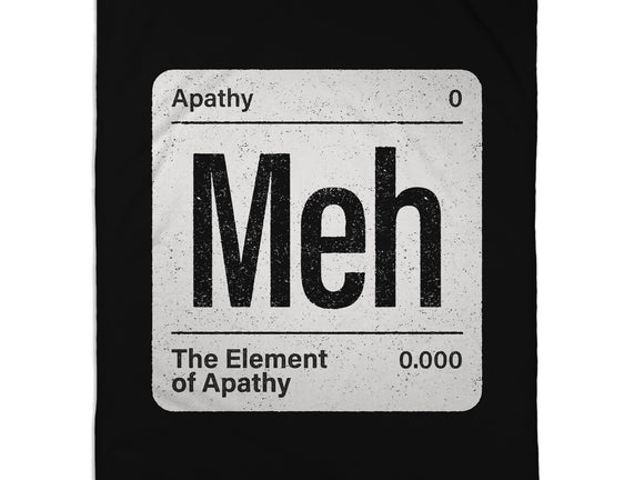 The Element Of Apathy
