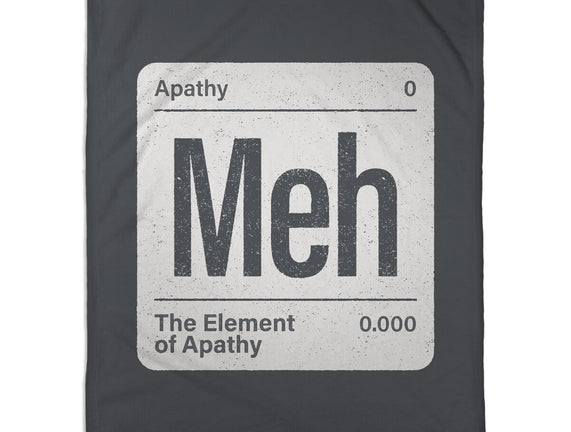 The Element Of Apathy