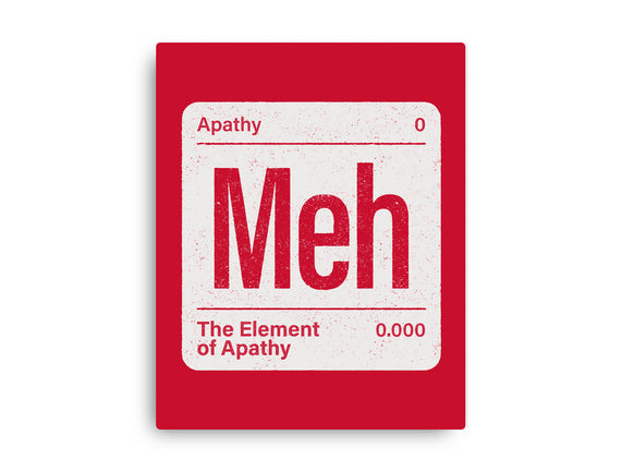 The Element Of Apathy