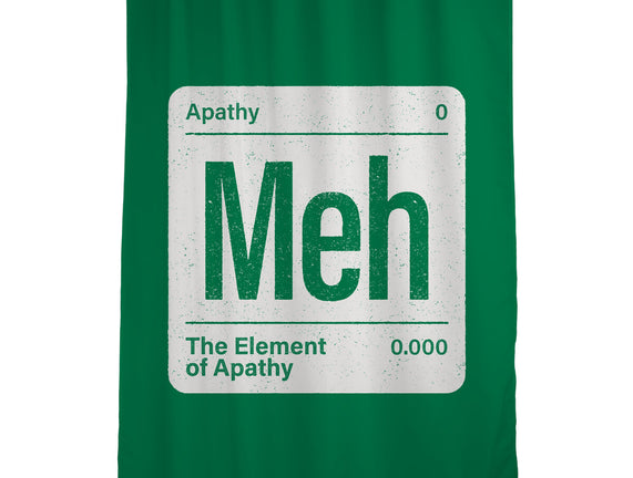 The Element Of Apathy