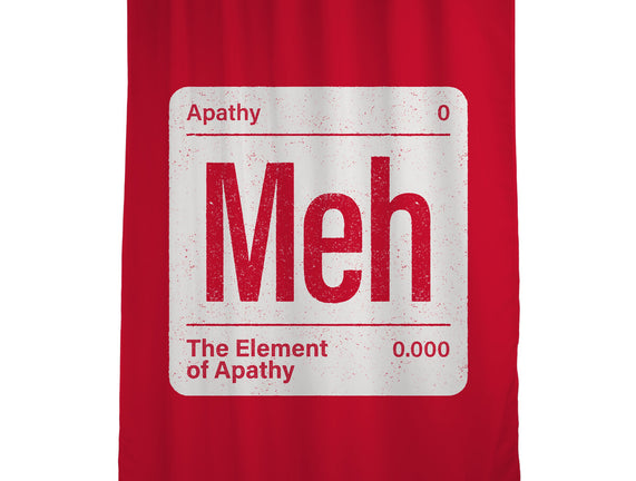 The Element Of Apathy