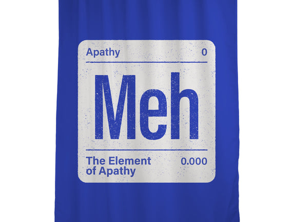 The Element Of Apathy