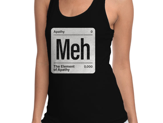 The Element Of Apathy