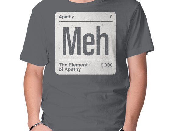 The Element Of Apathy
