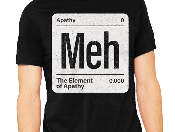 The Element Of Apathy