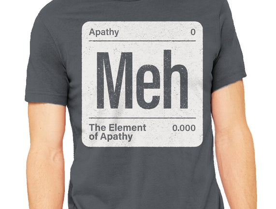 The Element Of Apathy