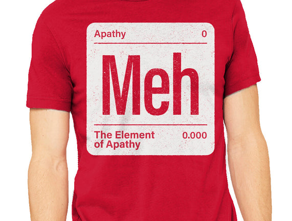 The Element Of Apathy