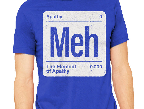 The Element Of Apathy