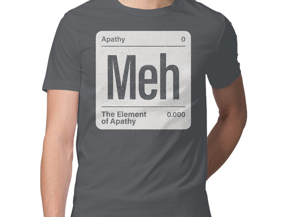 The Element Of Apathy