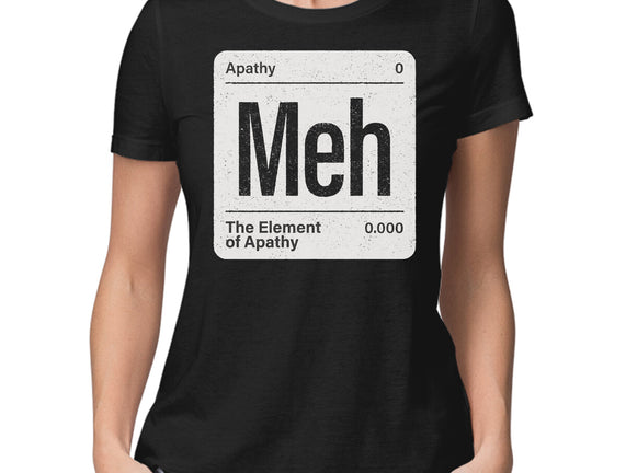 The Element Of Apathy