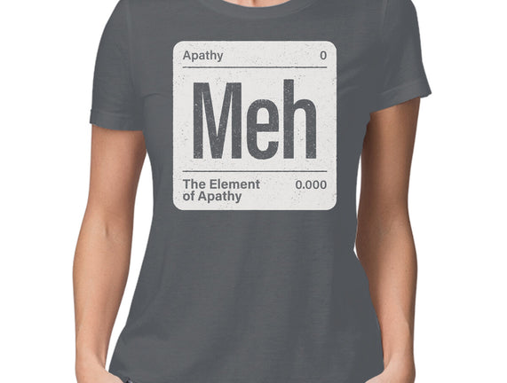 The Element Of Apathy