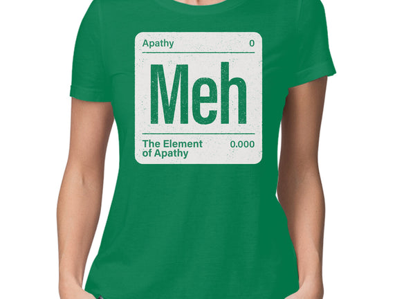 The Element Of Apathy