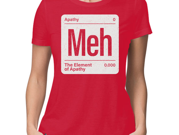 The Element Of Apathy