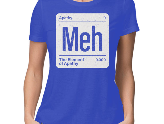 The Element Of Apathy