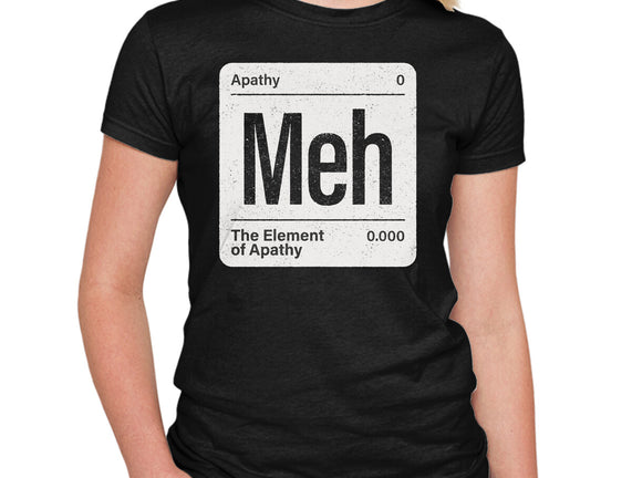 The Element Of Apathy