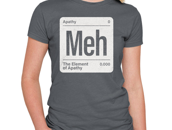 The Element Of Apathy