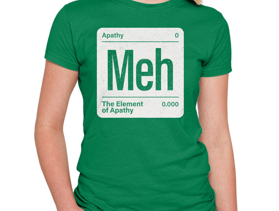The Element Of Apathy
