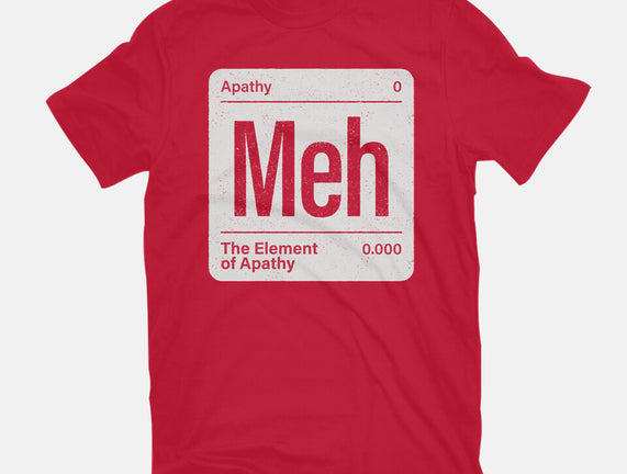 The Element Of Apathy