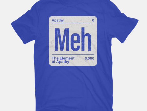 The Element Of Apathy