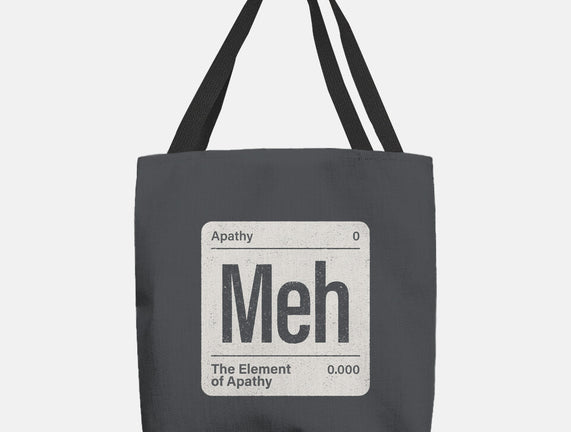 The Element Of Apathy