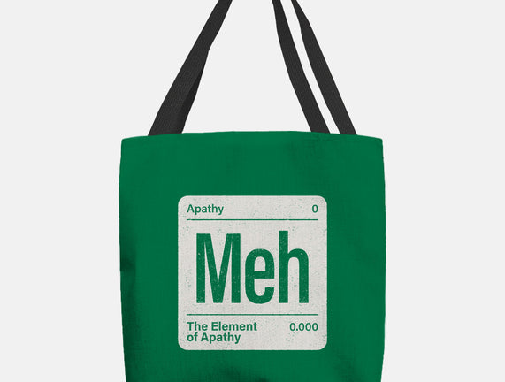 The Element Of Apathy