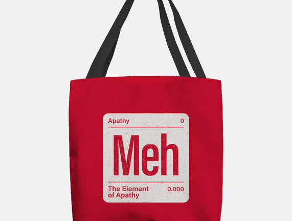 The Element Of Apathy