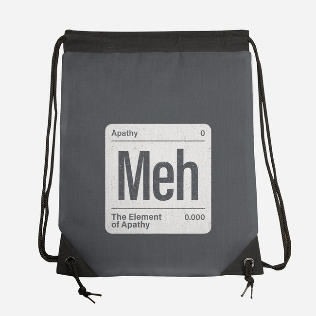 The Element Of Apathy-None-Drawstring-Bag-Popnotic