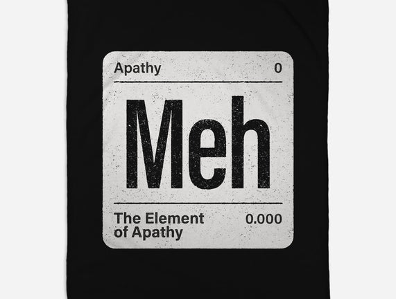 The Element Of Apathy