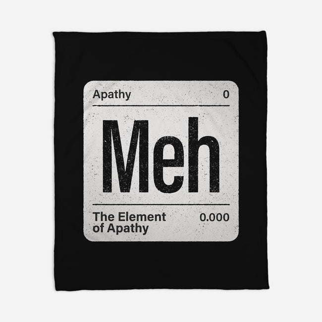 The Element Of Apathy-None-Fleece-Blanket-Popnotic