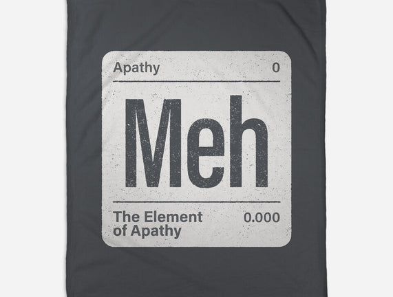 The Element Of Apathy