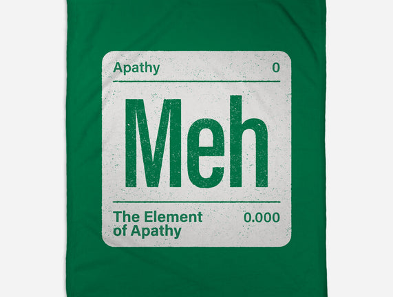 The Element Of Apathy