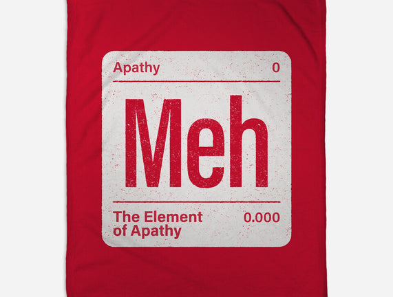 The Element Of Apathy
