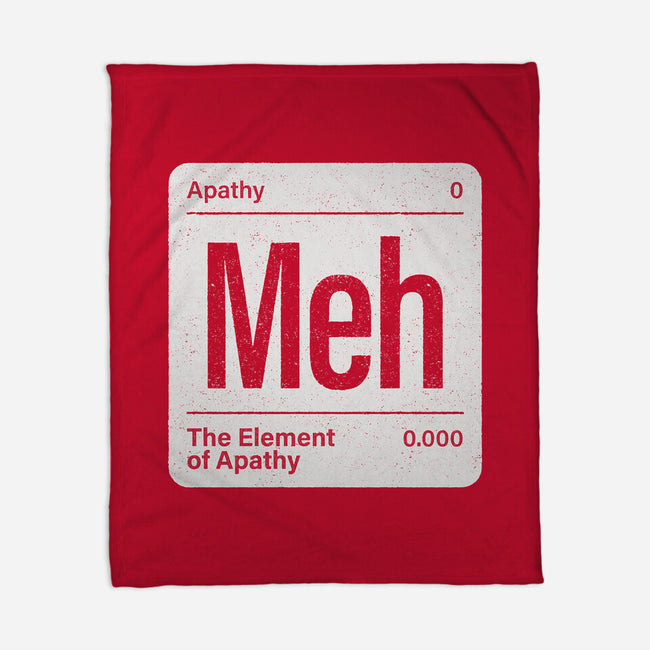 The Element Of Apathy-None-Fleece-Blanket-Popnotic
