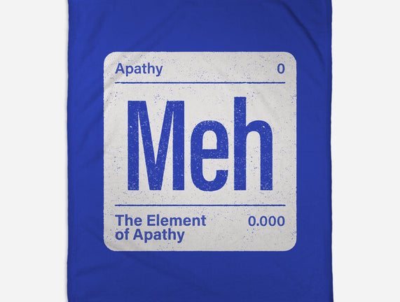 The Element Of Apathy