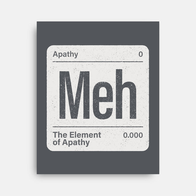 The Element Of Apathy-None-Stretched-Canvas-Popnotic