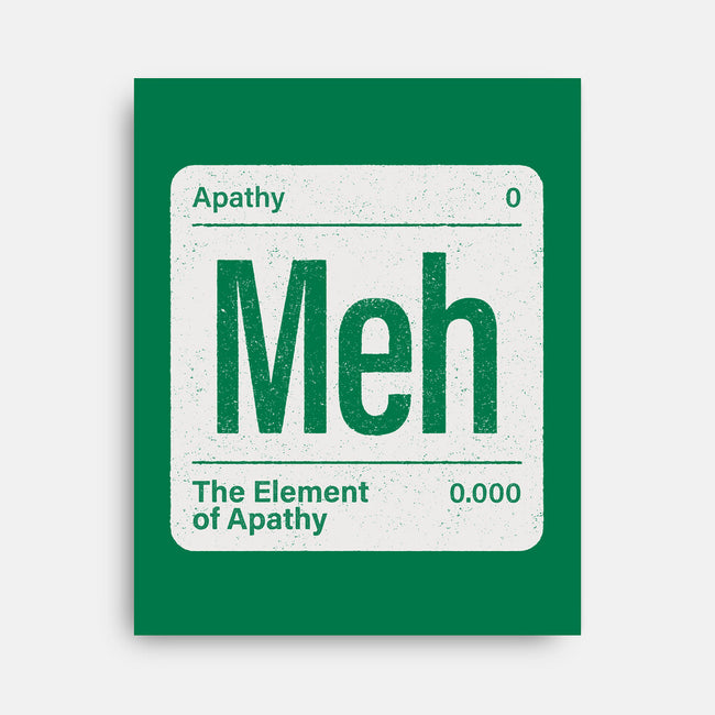 The Element Of Apathy-None-Stretched-Canvas-Popnotic