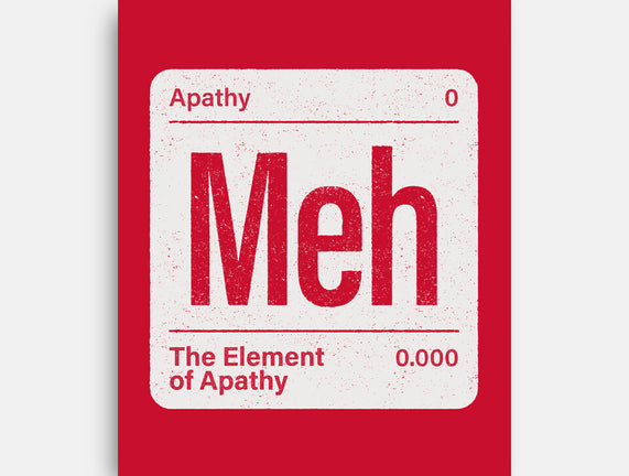 The Element Of Apathy