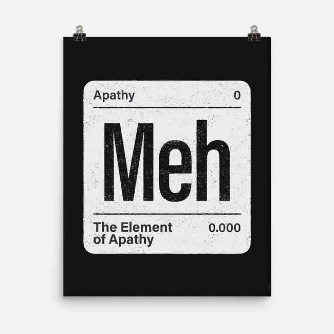 The Element Of Apathy-None-Matte-Poster-Popnotic