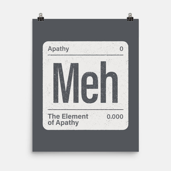 The Element Of Apathy-None-Matte-Poster-Popnotic