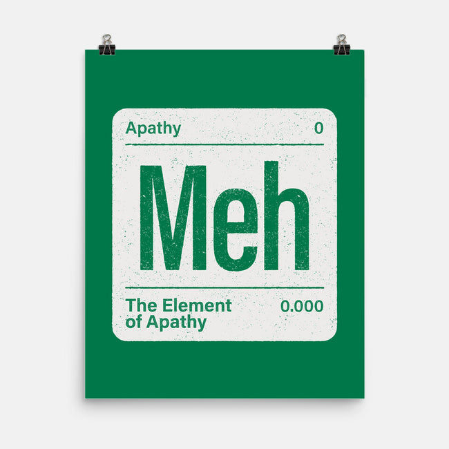 The Element Of Apathy-None-Matte-Poster-Popnotic