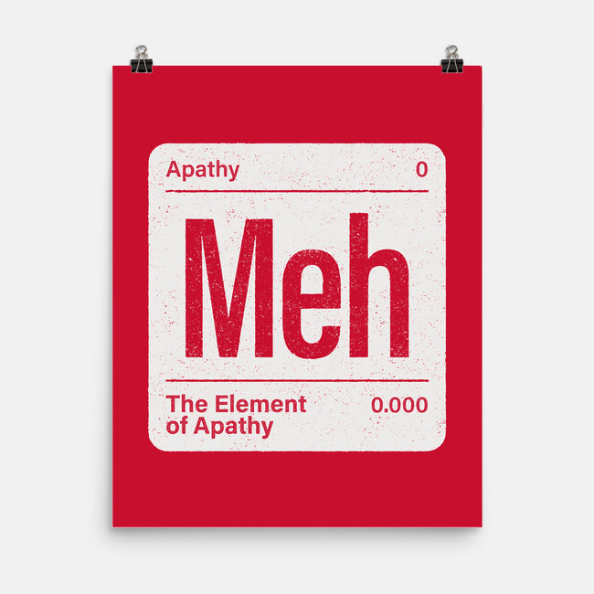 The Element Of Apathy-None-Matte-Poster-Popnotic